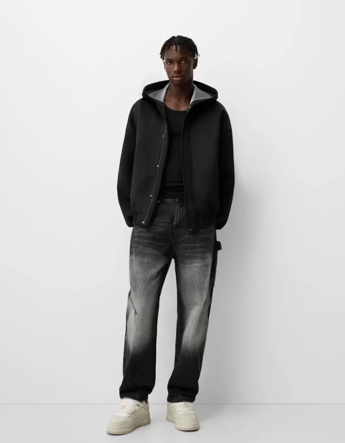 Technical jacket with hood Technical jacket with hood