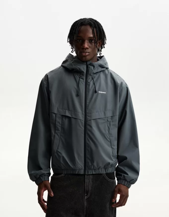 Technical jacket with hood Technical jacket with hood