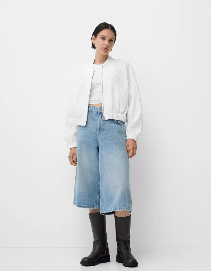 Textured lightweight jacket