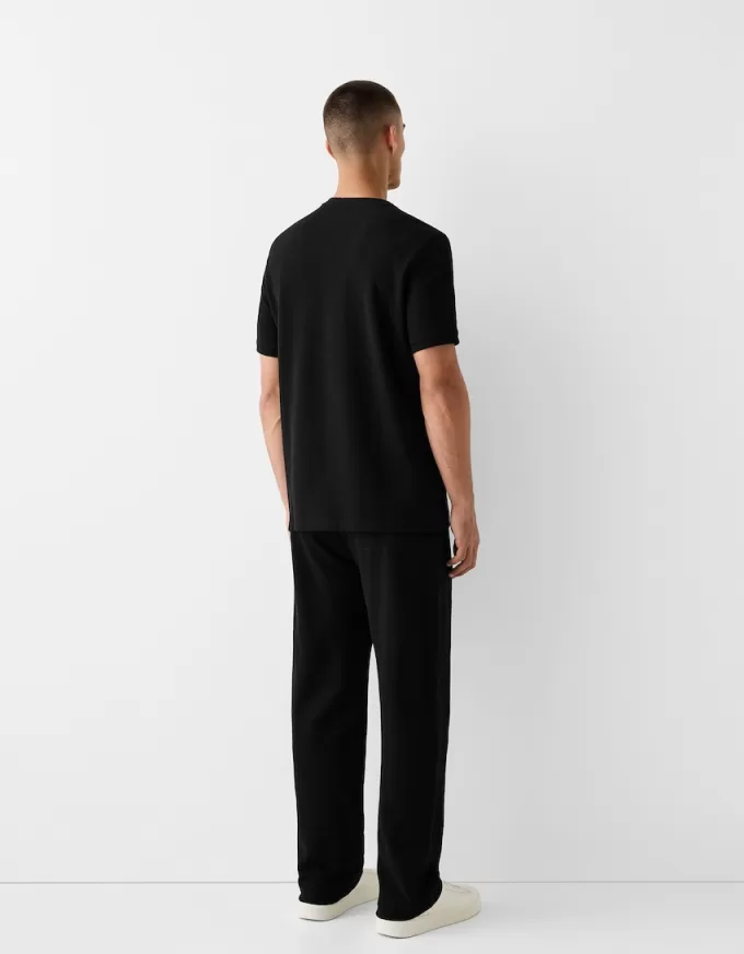 Textured short sleeve T-shirt Textured short sleeve T-shirt