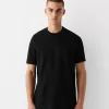 Textured short sleeve T-shirt Textured short sleeve T-shirt
