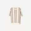 Textured striped short sleeve T-shirt Textured striped short sleeve T-shirt