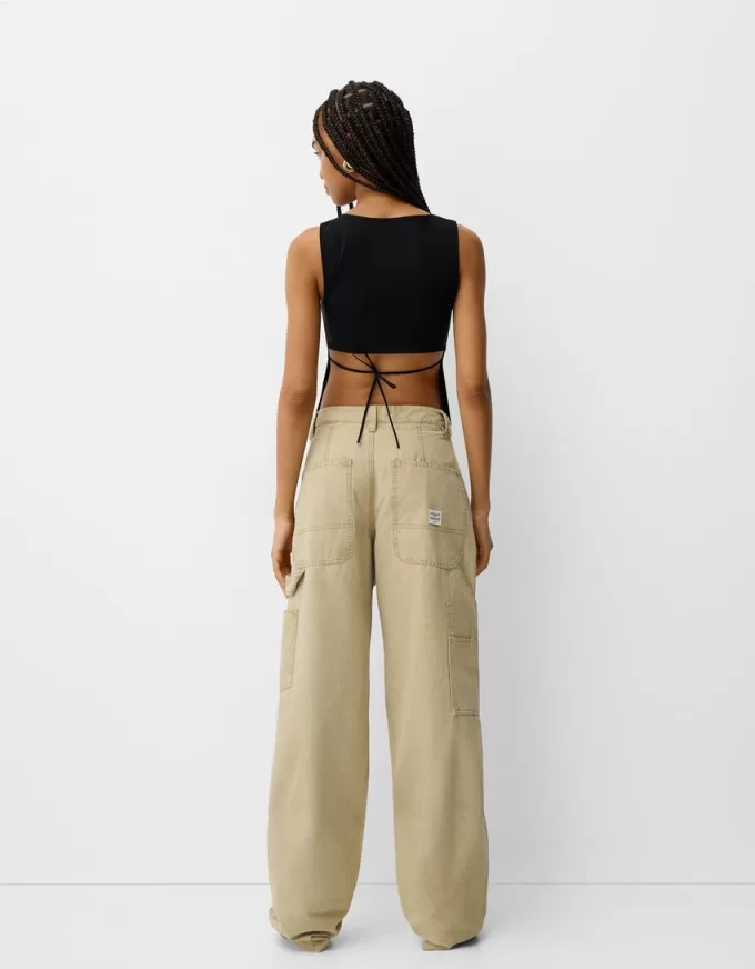 Top with tied detail at the back Top with tied detail at the back