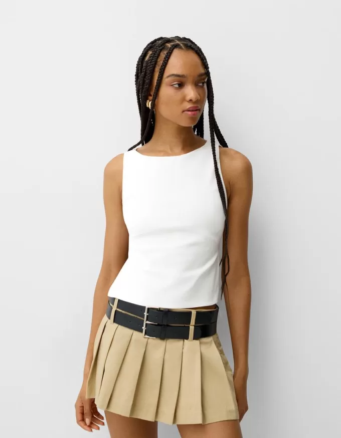 Top with tied detail at the back Top with tied detail at the back