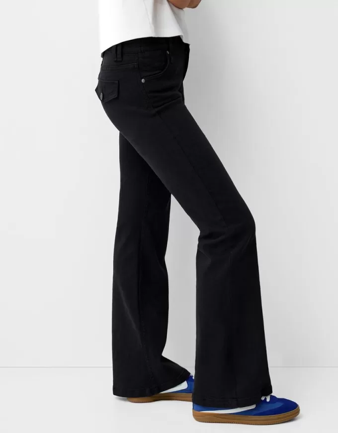 Twill flared pants Twill flared pants