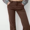 Twill flared pants Twill flared pants