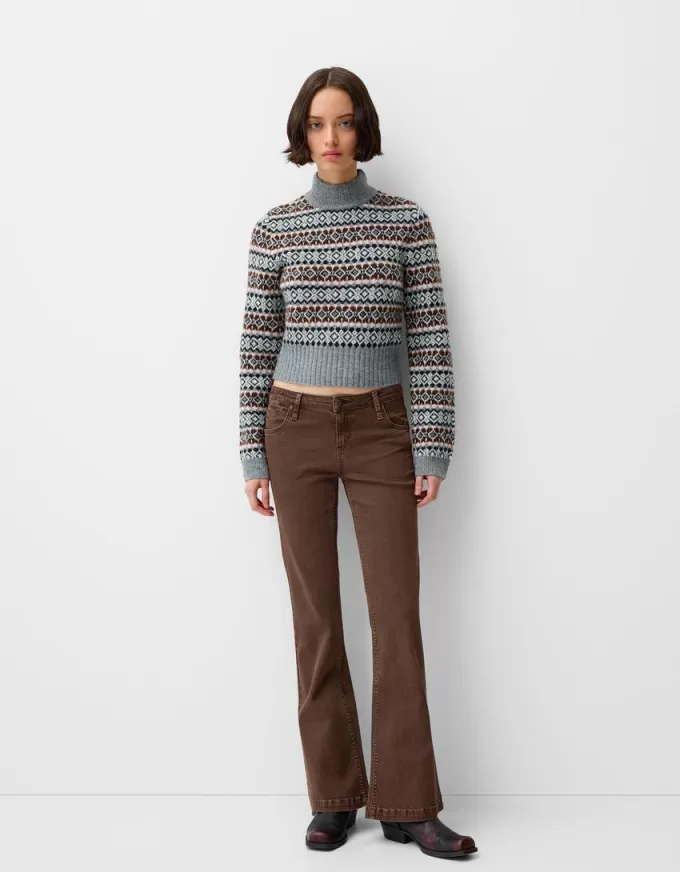 Twill flared pants Twill flared pants