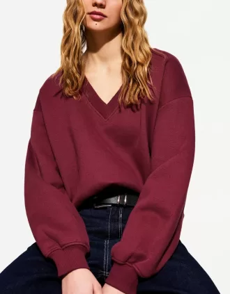 V-neck sweater