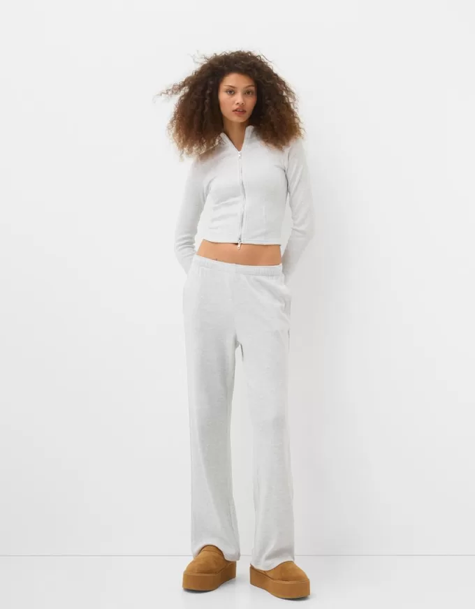 Waffle-texture pants Waffle-texture pants