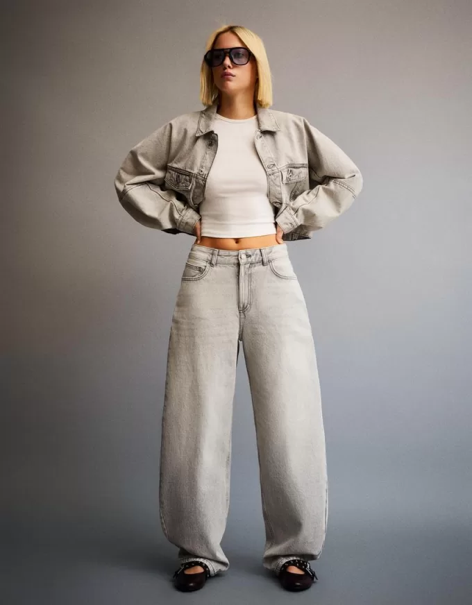 Wide barrel jeans