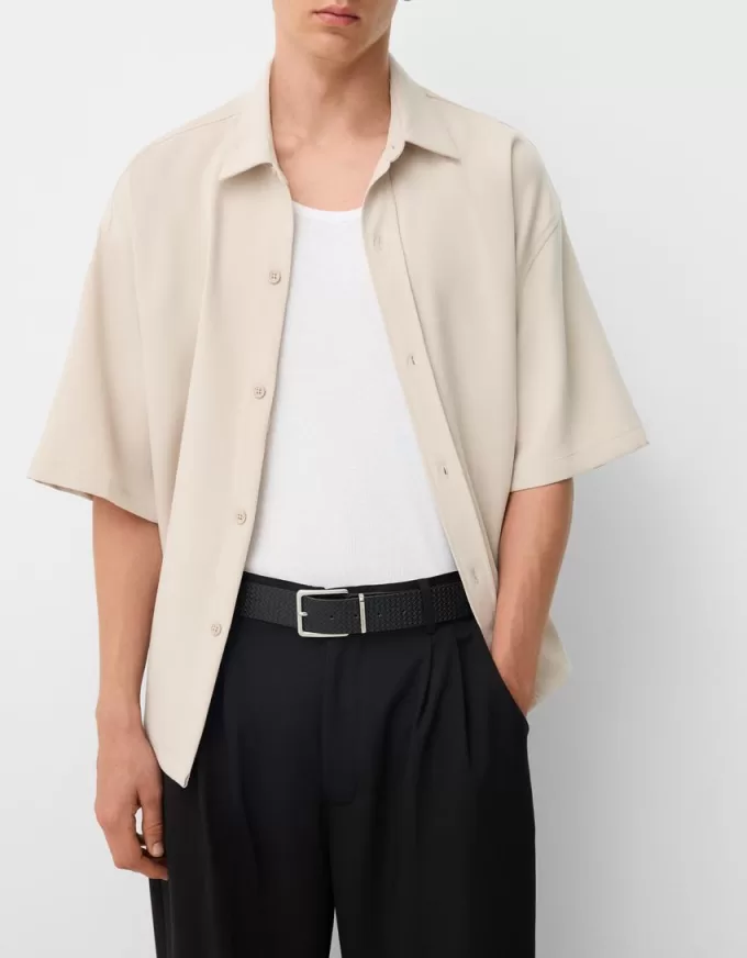 Wide braided belt Wide braided belt