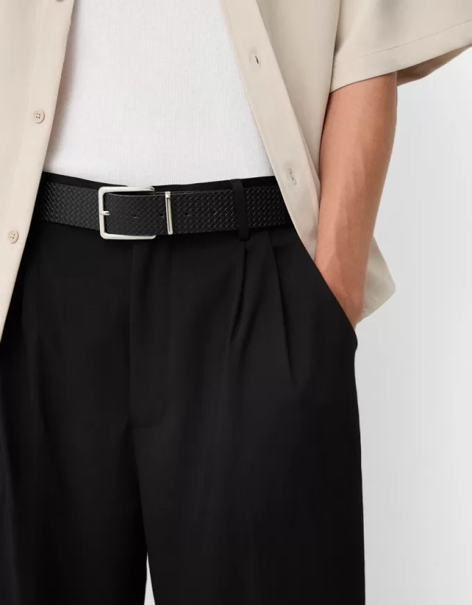 Wide braided belt Wide braided belt