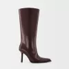 Wide-calf high-heel boots