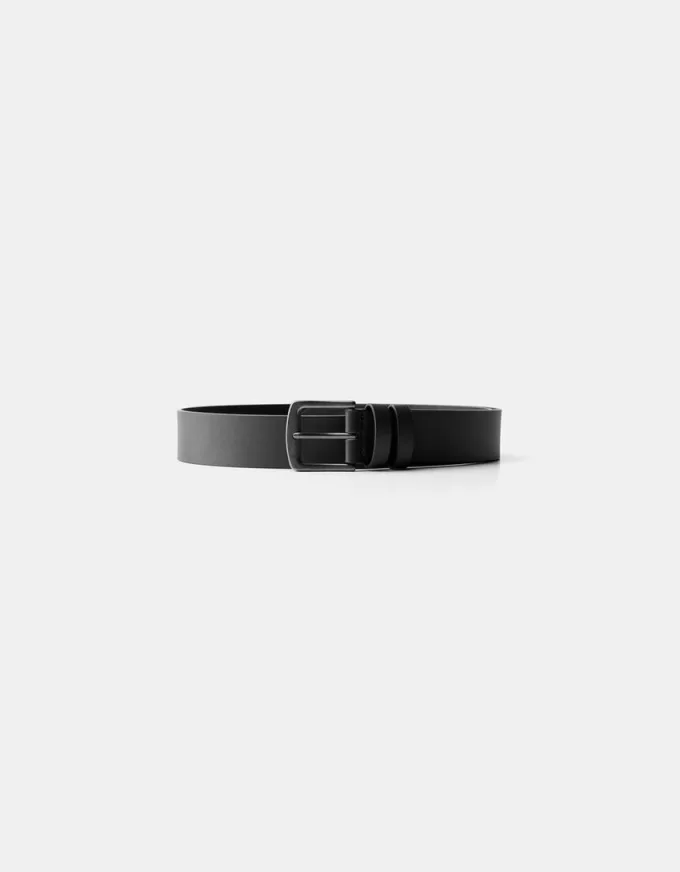 Wide leather effect belt Wide leather effect belt