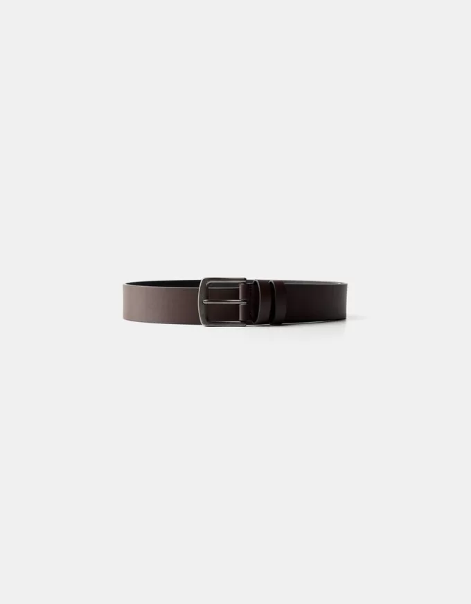 Wide leather effect belt Wide leather effect belt