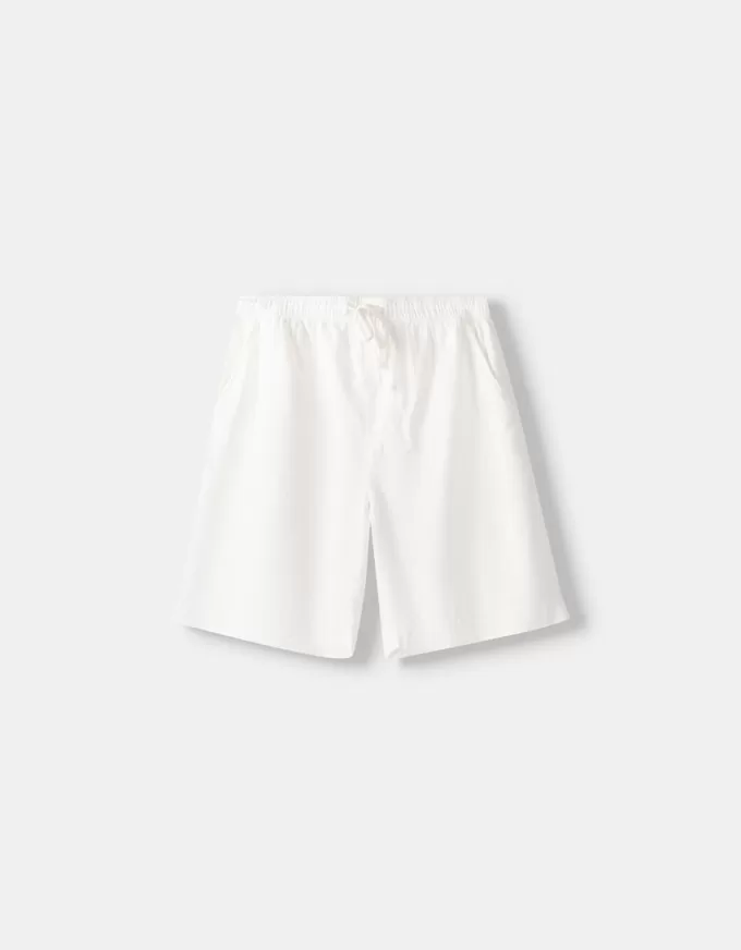 Wide-leg Bermuda shorts Wide-leg Bermuda shorts