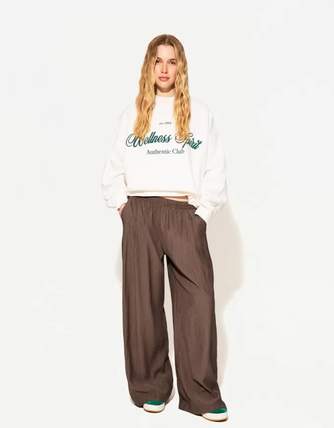 Wide-leg drawstring pants Wide-leg drawstring pants