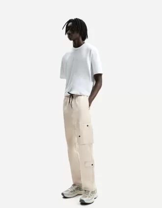 Wide-leg multicargo pants