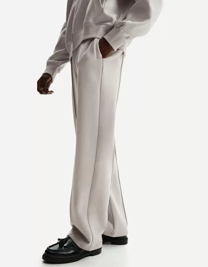 Wide-leg plush pants Wide-leg plush pants