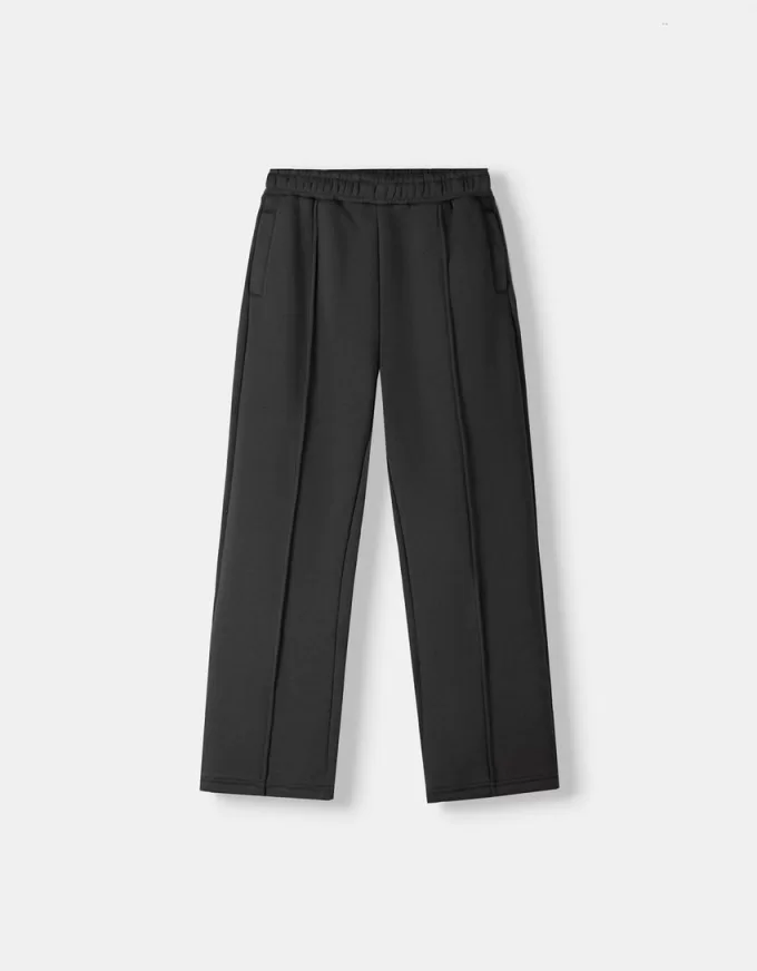 Wide-leg plush pants Wide-leg plush pants