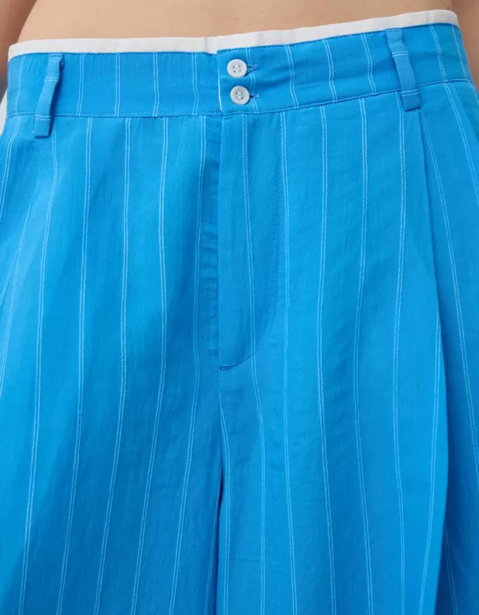 Wide-leg poplin pants Wide-leg poplin pants