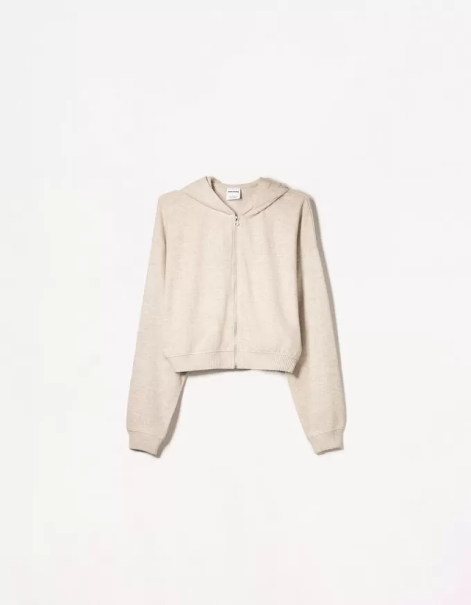 Zip-up hooded jacket Zip-up hooded jacket