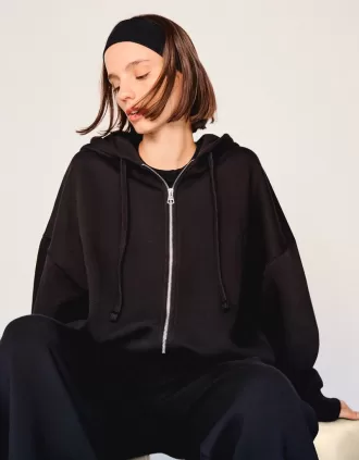 Zip-up hoodie